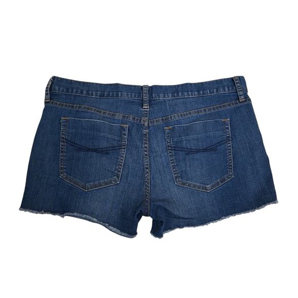 GAP 1969 Women's 29/8 Side Zip Cutoff Denim Jean Shorts - Picture 2 of 10